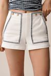 The Kit High-Rise Whipstitch Utility Shorts
