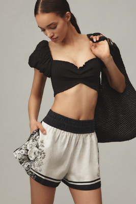 The Somerset Collection By Anthropologie The Somerset Shorts: Printed Linen Edition