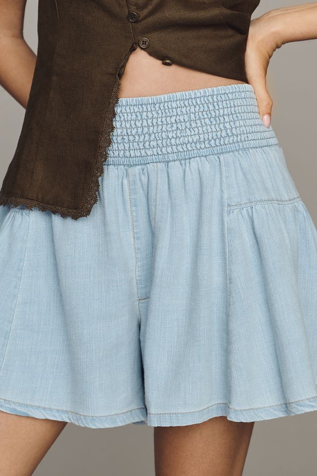 Pilcro Reese Smocked Pull-On Shorts #1