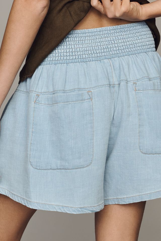 Pilcro Reese Smocked Pull-On Shorts #3