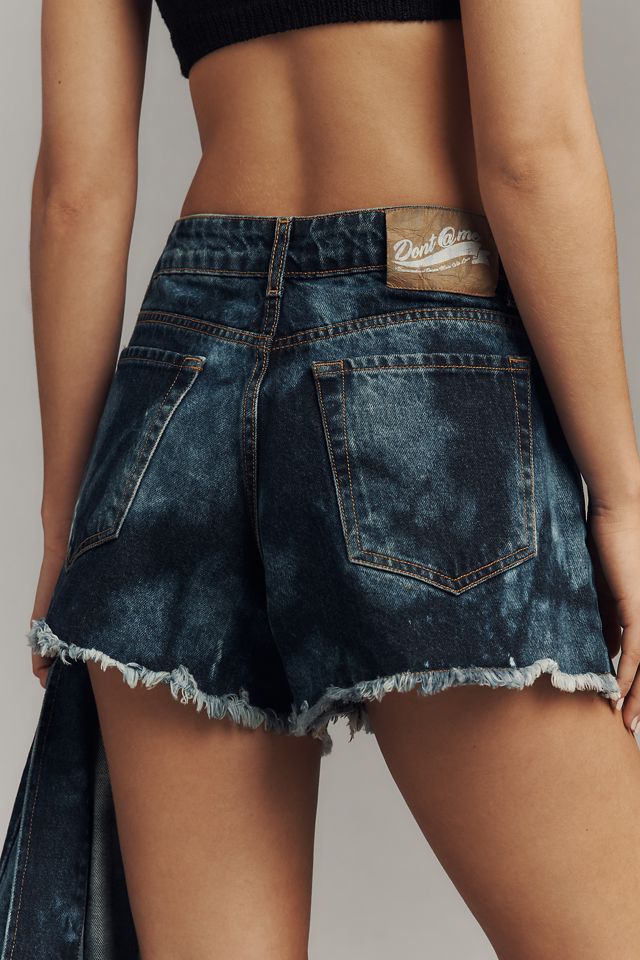 DON'T @ ME Tie Dye Denim Shorts #4