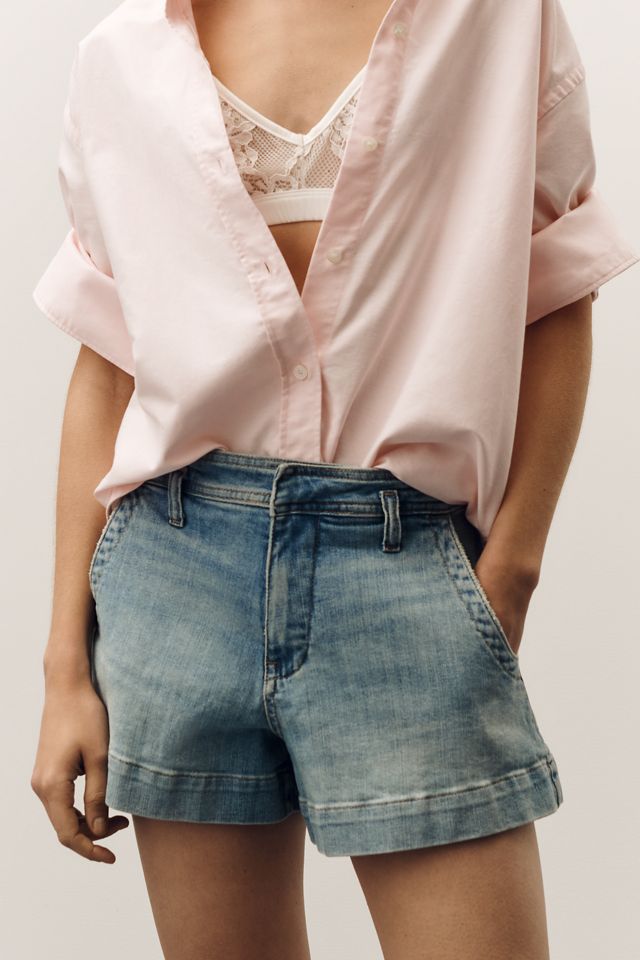 Pilcro Hannah High-Rise Denim Shorts #1