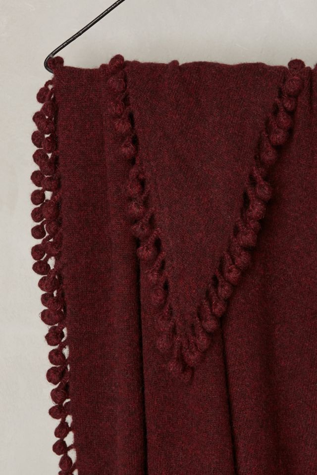 Pommed Cashmere Scarf #1