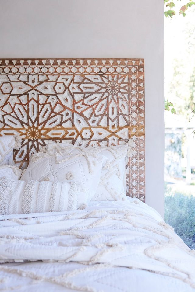 Anthropologie deals carved bed