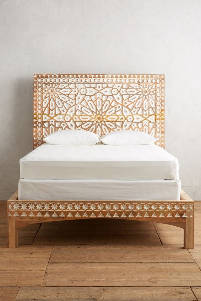 Anthropologie bed deals frame for sale