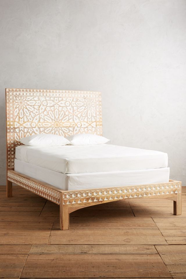 Anthropologie platform store bed