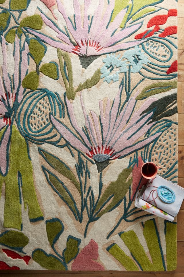 Purple Garden Rug #1
