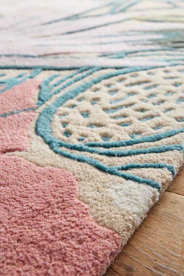 Purple Garden Rug #2