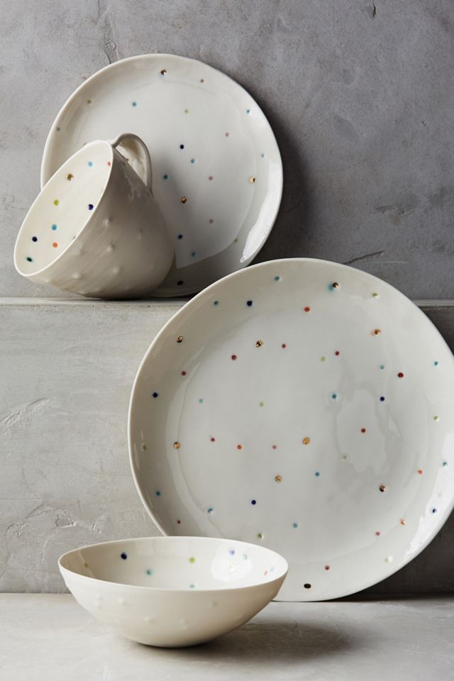 Confetti Dot Dinner Plate #1
