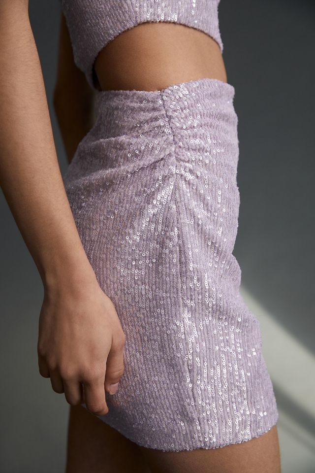 Amanda Uprichard Sequin Cutout Mini Dress #2