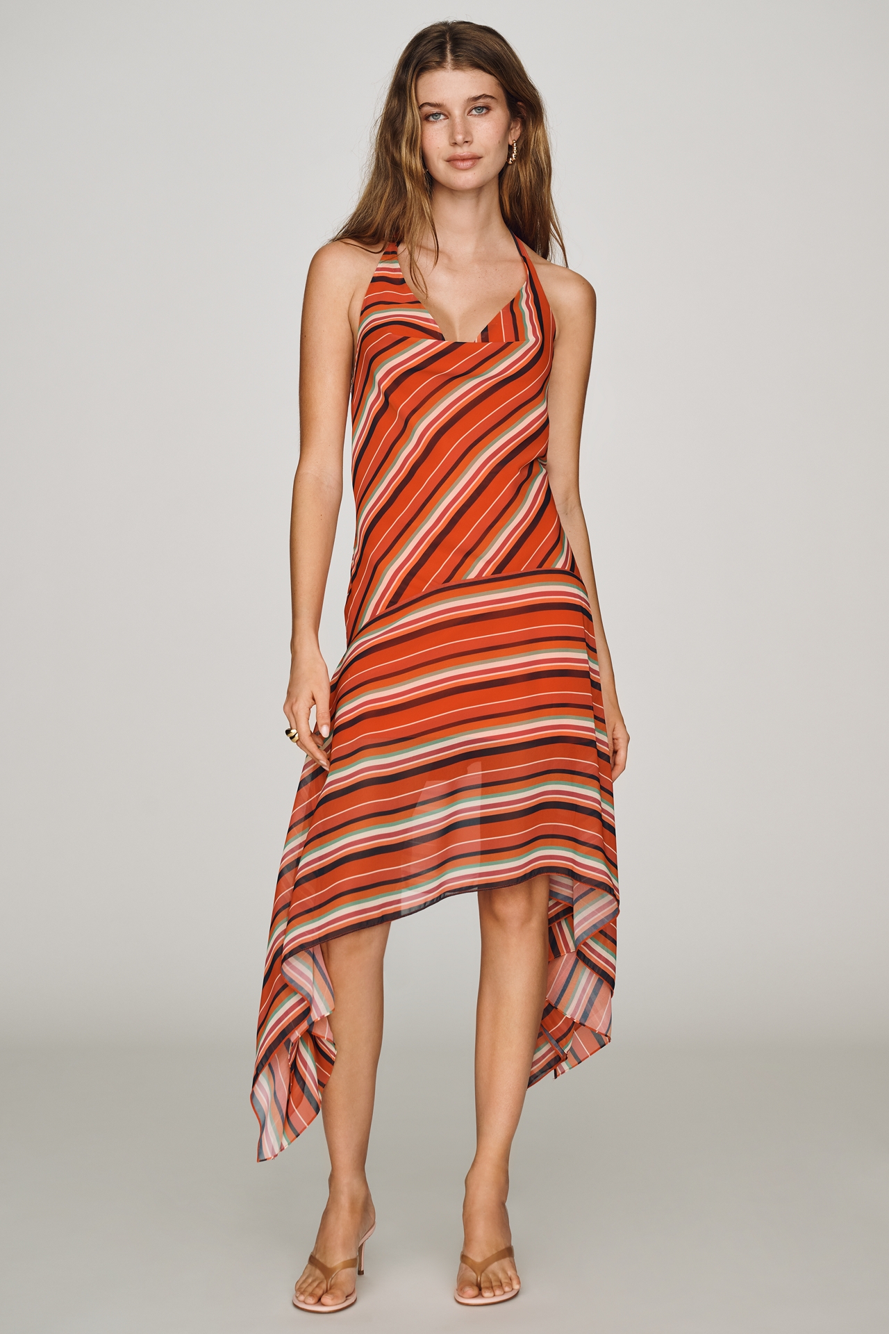 Amanda Uprichard Asymmetric Midi Dress