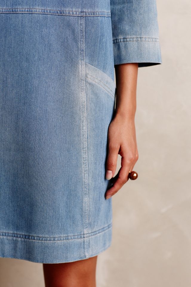 Denimknit Cocoon Dress #2