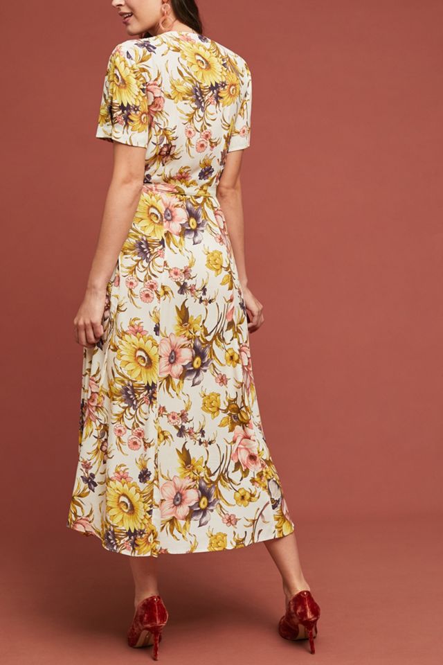 Sunflower Wrap Dress #1