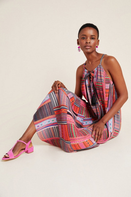 Paulina Patchwork Maxi Dress | Anthropologie