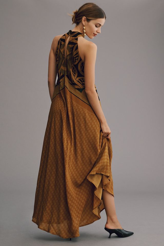 Mes Demoiselles Printed Halter Dress #1