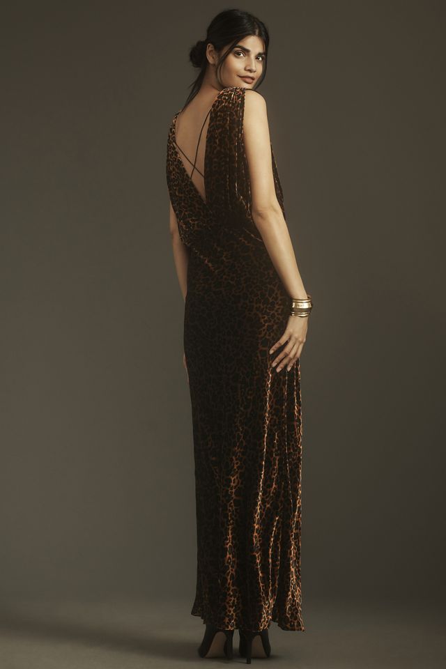 mes demoiselles silk v neck maxi dress Anthropologie Mes Demoiselles Dinette V-Neck Silk Dress Size 10 $450