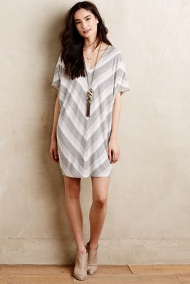 Paned Cocoon Dress