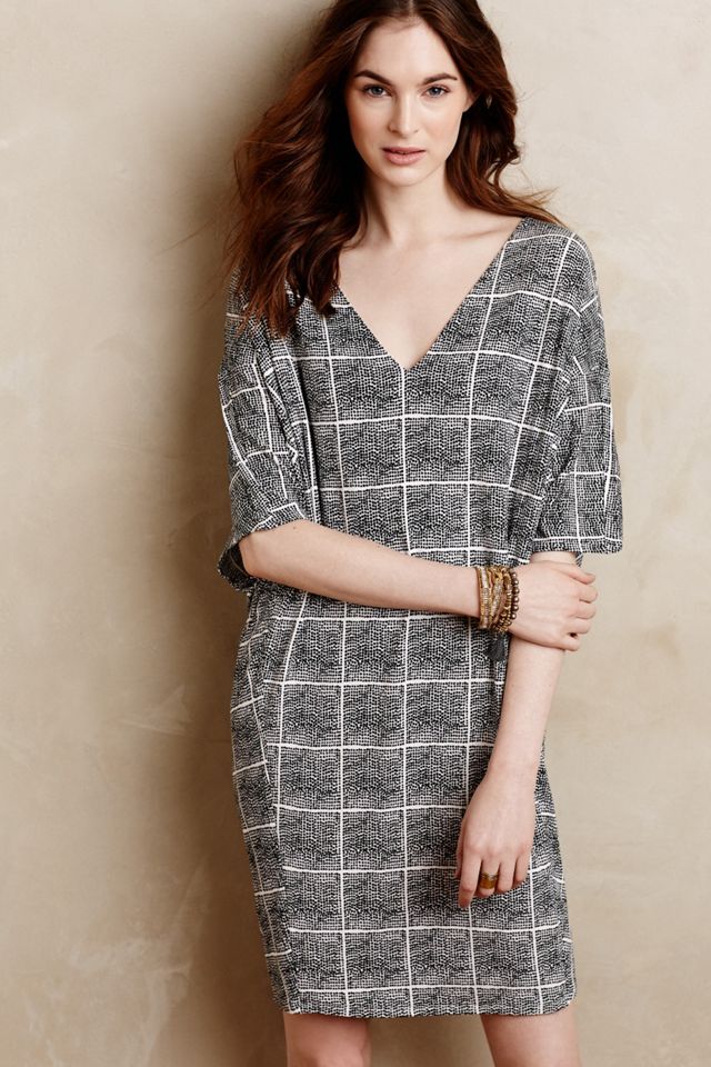 Paned Cocoon Dress #1