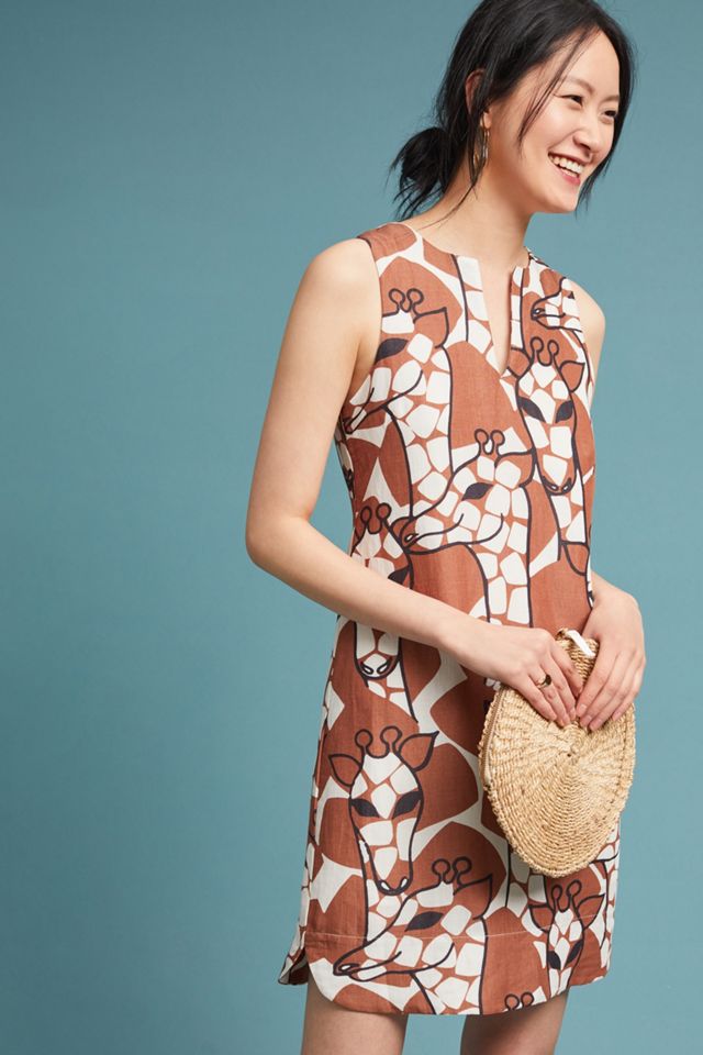Corey Lynn Calter Giraffe Shift Dress #3