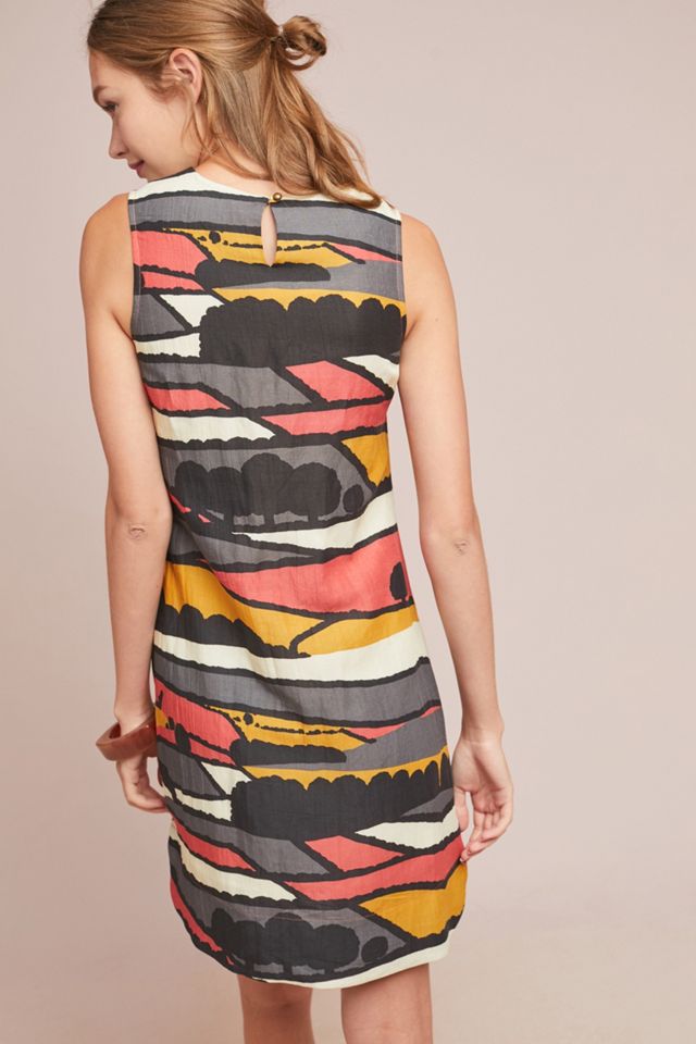 Corey Lynn Calter Velley Vestido estampado por turnos #2