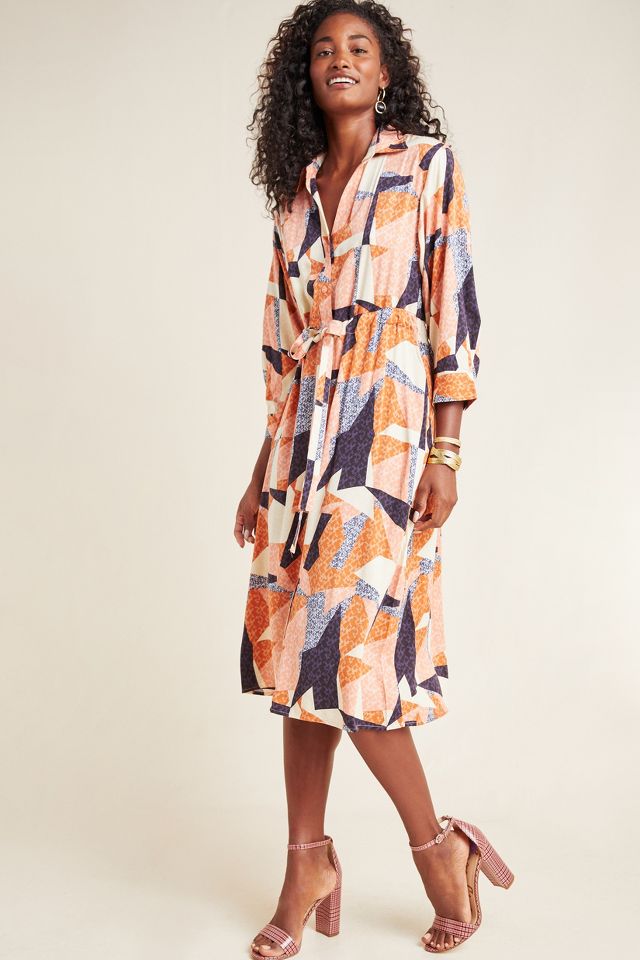 Corey Lynn Calter Abstract Shirtdress