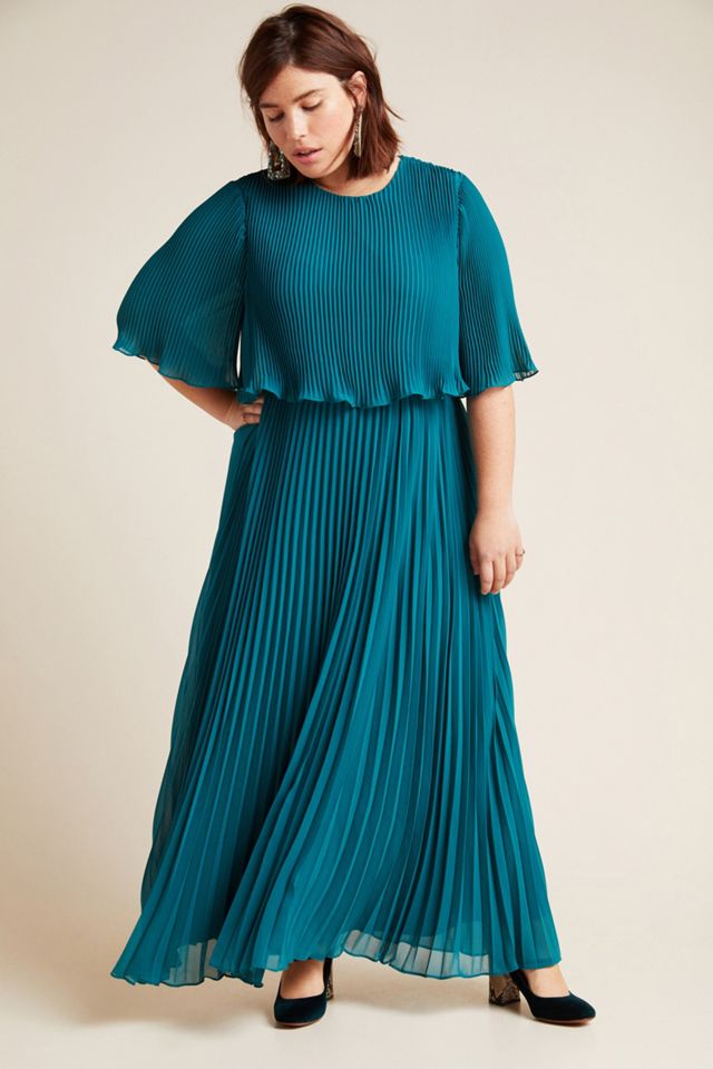 Corey Lynn Calter Pleated Maxi Dress | Anthropologie