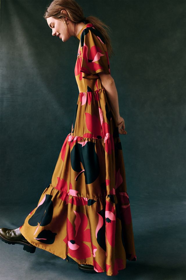Corey Lynn Calter Gianna Tiered Maxi Dress #1
