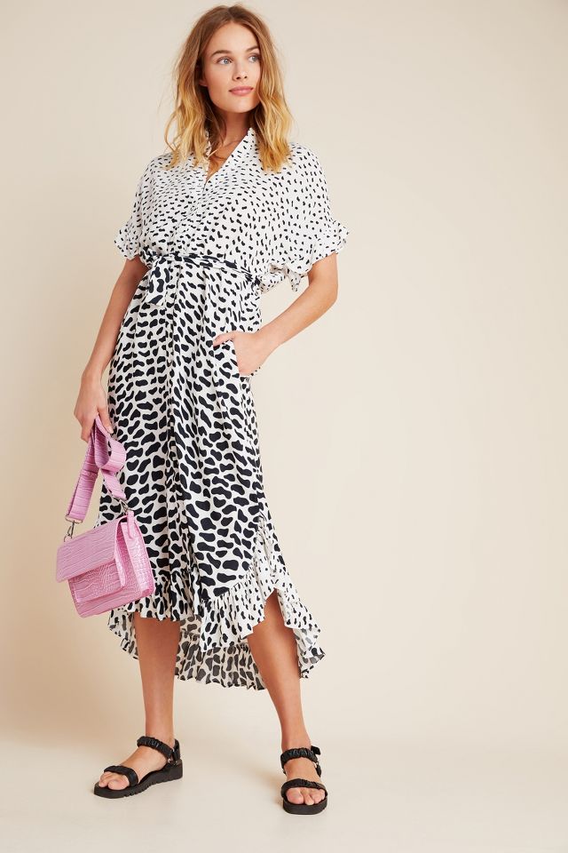 Corey Lynn Calter Ruffled Maxi Shirtdress