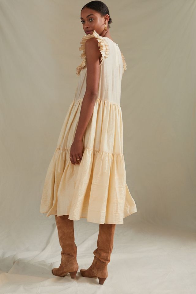 Corey Lynn Calter Ruffled Midi Dress #4