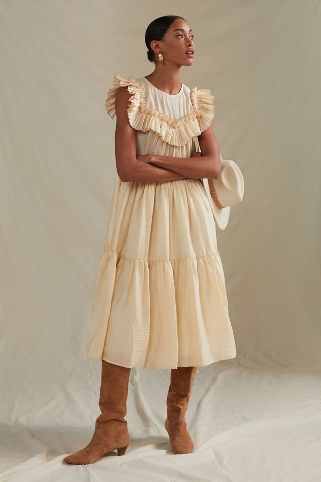 Corey Lynn Calter Ruffled Midi Dress #1
