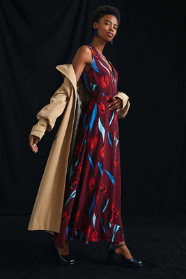Corey Lynn Calter Floral Maxi Dress | Anthropologie