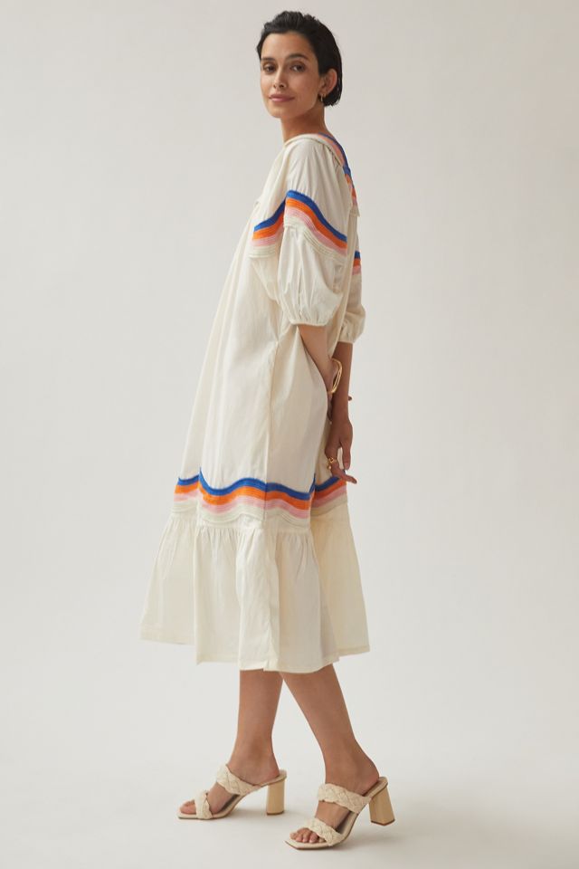 Corey Lynn Calter Ric Rac Midi Dress | Anthropologie UK