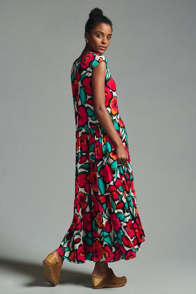 corey lynn calter halter tiered maxi dress Short-Sleeve summer24