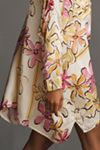 Corey Lynn Calter Long-Sleeve Printed Mini Shirt Dress