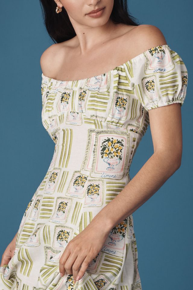 Corey Lynn Calter Cordelia Cotton Linen Midi Dress #4