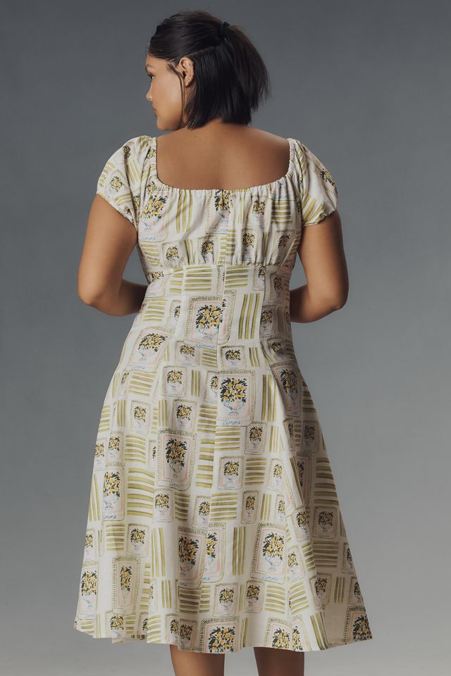 Corey Lynn Calter Cordelia Cotton Linen Midi Dress #6