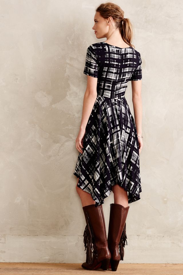 Painted Plaid Dress #2