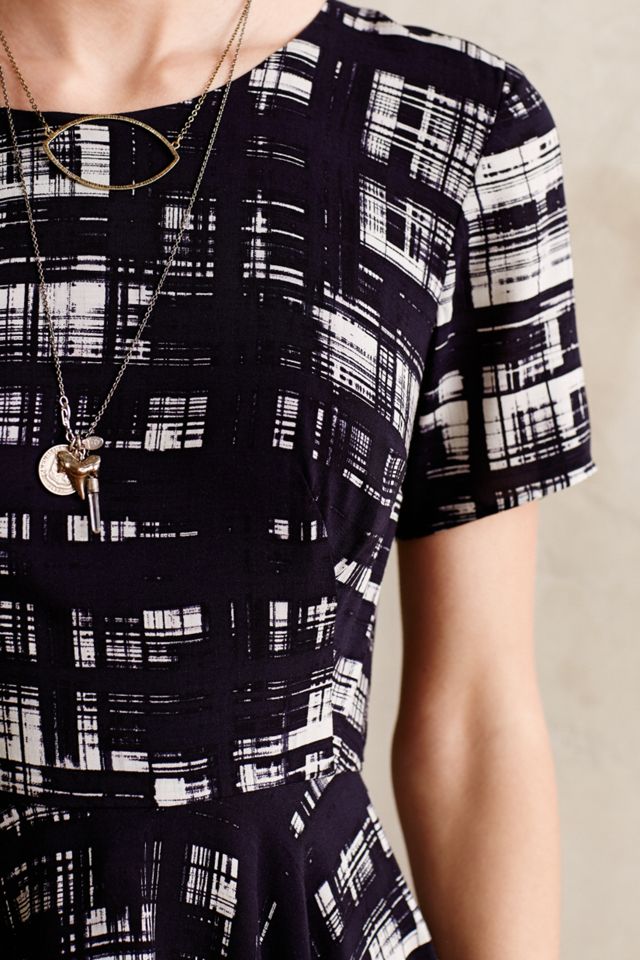 Painted Plaid Dress #3