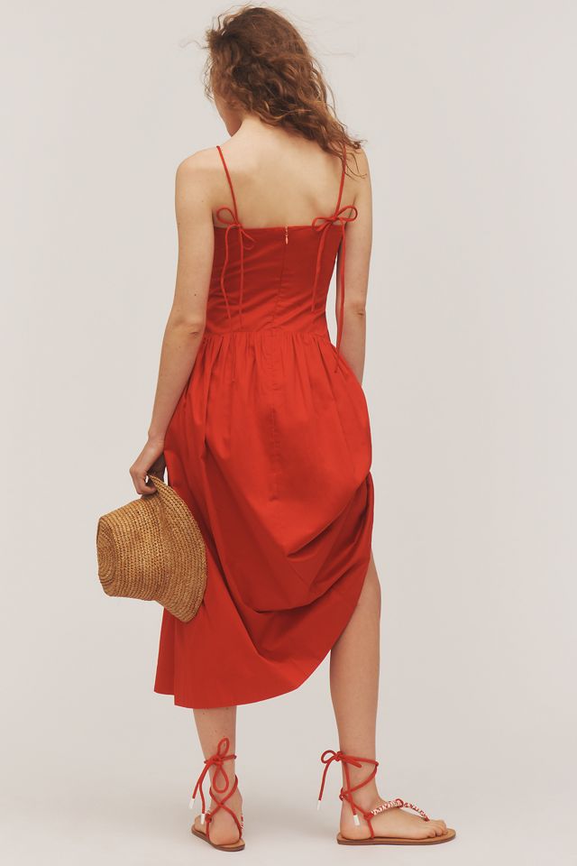 Joe's Jeans The Mara Tie-Strap A-Line Midi Dress #1