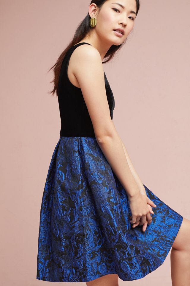 Velvet & Jacquard Dress #2