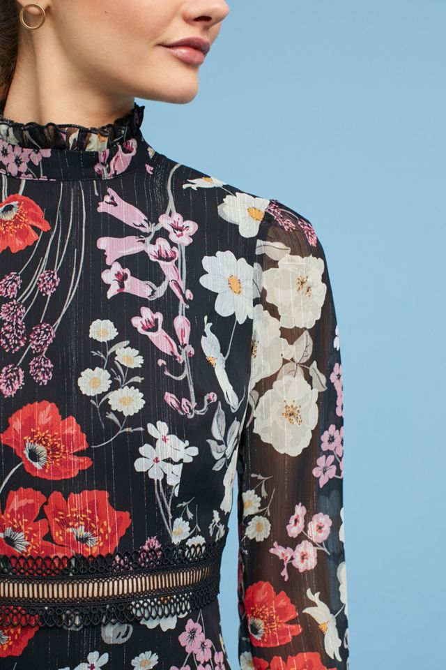 Floral High-Neck Dress #2