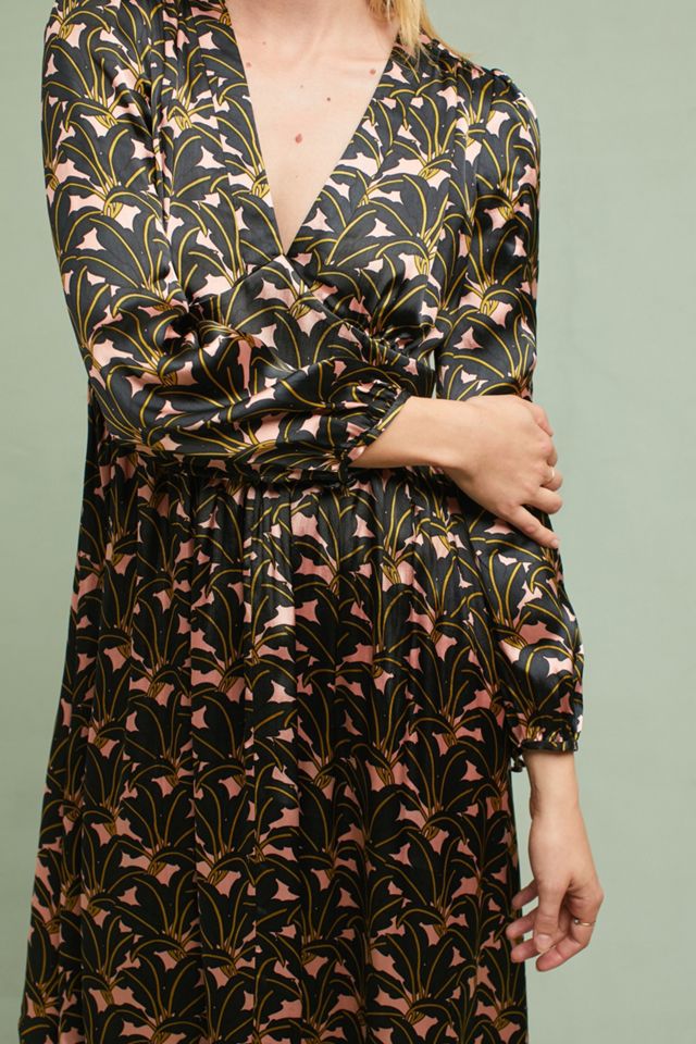 Greta V-Neck Jacquard Dress #2