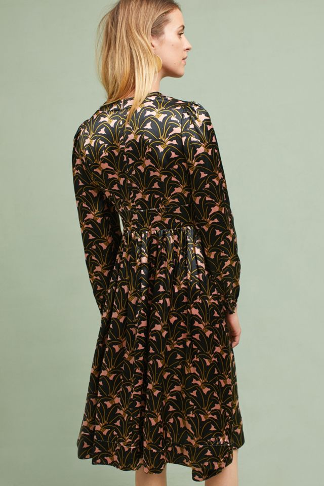 Greta V-Neck Jacquard Dress #3