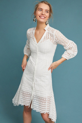 nanette lepore lace shirt dress Nanette Lepore Lace Overlay Dress - Garnet