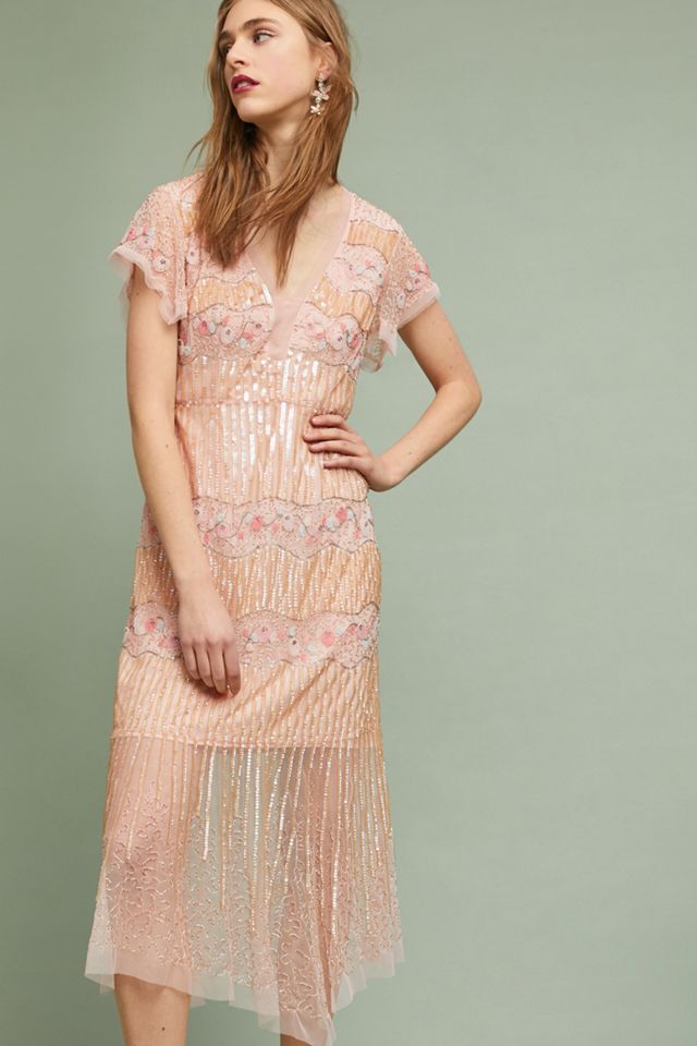Nanette Lepore Zelda Beaded Dress | Anthropologie