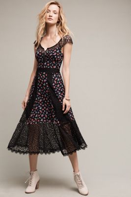 Helena Lace Midi Dress