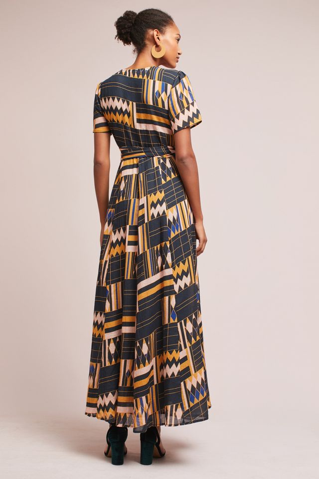 Macie Wrap Maxi Dress | Anthropologie