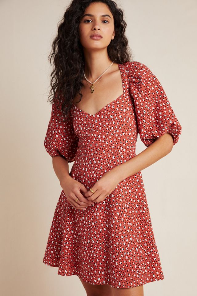 Malmo Puff-Sleeved Mini Dress #2