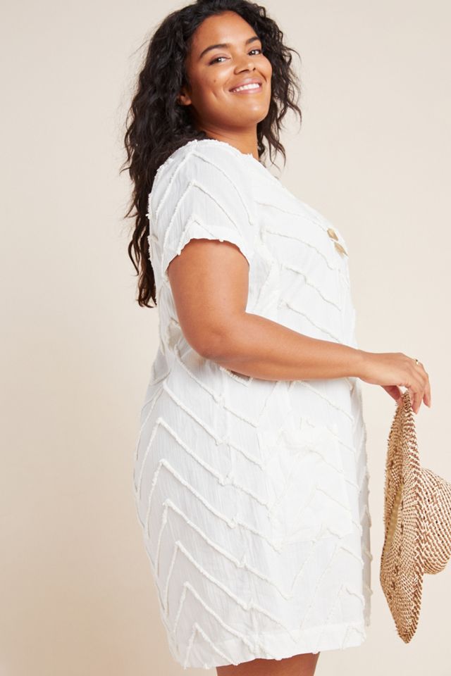 Marcelle Textured Shift Dress #5