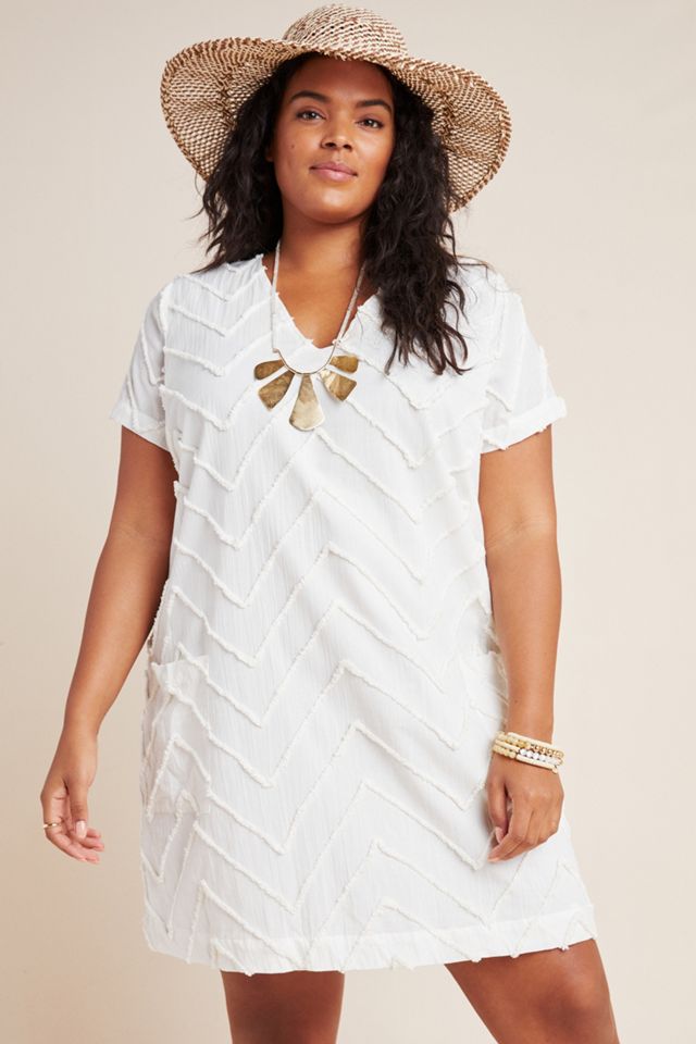 Marcelle Textured Shift Dress #4